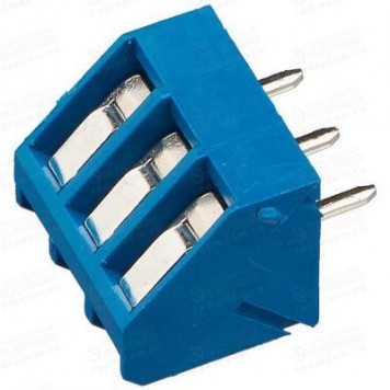 DG330-5.0-03P-12-00A(H), Клеммник винтовой, 3 контакта шаг 5мм