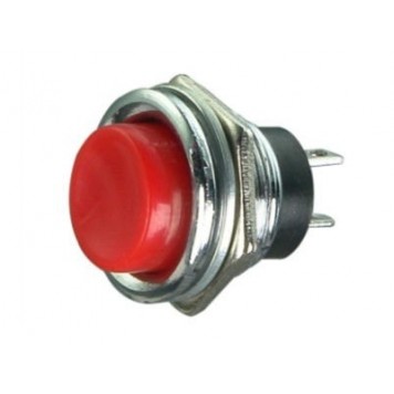 PBS-26B, Кнопочный выключатель / Кнопка, Красная off-(on)