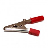8-0030 red, Зажим электрический / Крокодил, Красный