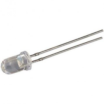 FYL-5013 EDU, Светодиод, 5mm 610nm 1500-2000mcd 2.0-2.2V оранжевый прозрачный