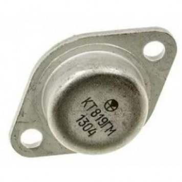 КТ818ГМ, Транзистор, PNP 15А 90В h21e =12…225 (BDX18), [КТ-9 / TO-3]