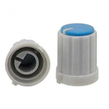 RR4853, Ручка приборная, (6mm лыска синий)