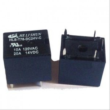 HLS-T78-DC12V-C 10A, Реле / Электромеханическое, SPDT  form C NO-NC