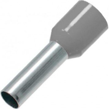 DN04012, Наконечник-гильза, серый (2.8x12мм) (упак/100шт)