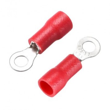 RV1.25-3.2 (красный), Клемма / наконечник кольцевой, 3.2мм. пров.0.5- 1.5мм. изолированная