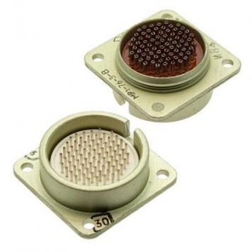 МР1-76-3-В вилка б/кожуха, Разъем, монтаж на блок (1992г)