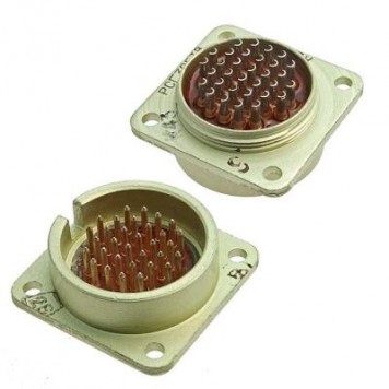 РС32БТВ вилка б/кожуха, Разъем, монтаж на блок (1986г)