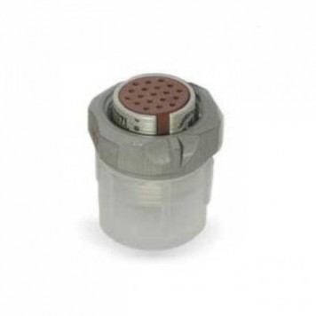 МР1-19-5В розетка б/кожуха, Разъем, монтаж на кабель (86-87г)