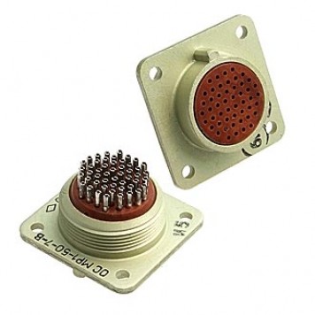 МР1-30-7В розетка б/кожуха, Разъем, монтаж на блок (1988г)