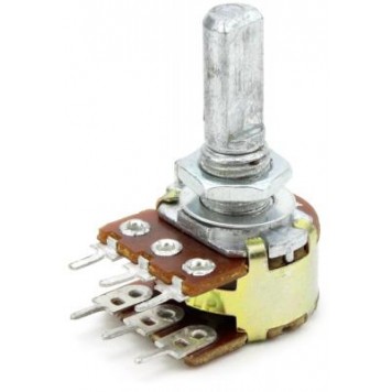 16K2 F 10 кОм, Потенциометр / резистор регулировочный, сдвоенный