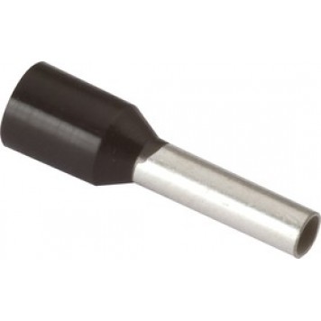 DN06012, Наконечник-гильза, черный (3.5x12мм) (упак/100шт)