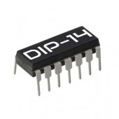 CD4013BE (КР1561ТМ2), Микросхема / Два триггера D-типа, [DIP-14]
