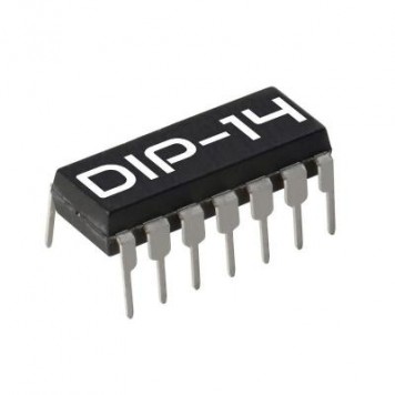 CD40106BE, Микросхема, Триггер Шмитта инвертирующий, [DIP-14]