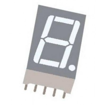 GND-5612BS-21, 1 разрядный индикатор, 14.2мм красный 660нм 15-20мкд/ОА, G-NOR