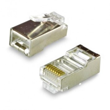 RJ45 (TP-8P8C) STP, Разъем сетевой, на кабель