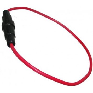 S1058, Держатель предохранителя,  (вставка - 5x20мм 10А 250В)