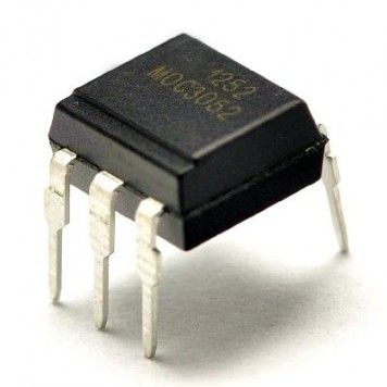 MOC3052, Оптопара симисторная, Оптоизолятор 5кВ, [DIP-6]