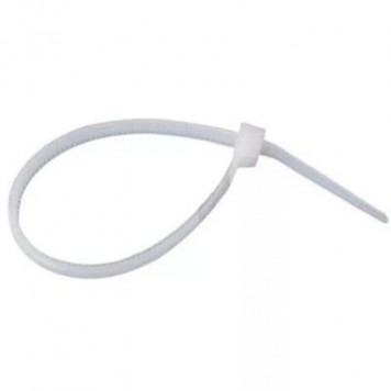 Стяжка 3.6*200, Хомут для кабеля, Белый (упак/100шт)