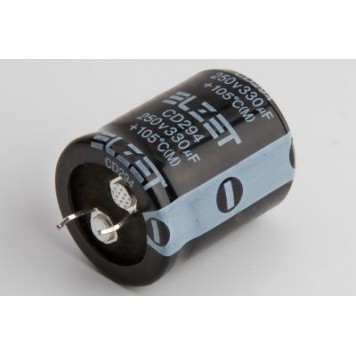 (К50-35) 10мкф 400в 105° CD263, Конденсатор электролитический / Стандартный сетевой (8*13), ELZET