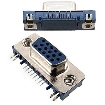 DHR-15F-4, Разъем, розетка на плату