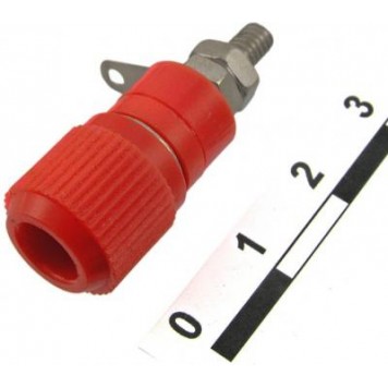 10-0019 red, Гнездо на панель красное