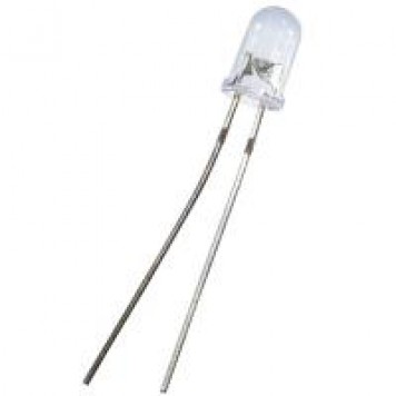 FYL-5013 UYC, Светодиод, 5mm 2500mcd 20° желтый прозрачный (упак/10шт)